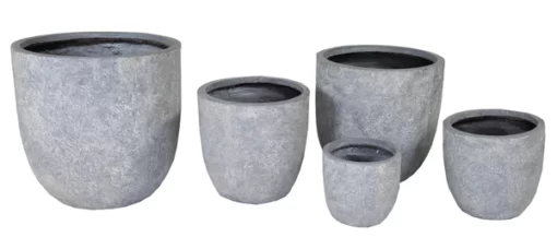 Arizona Egg Pot Washed Grey