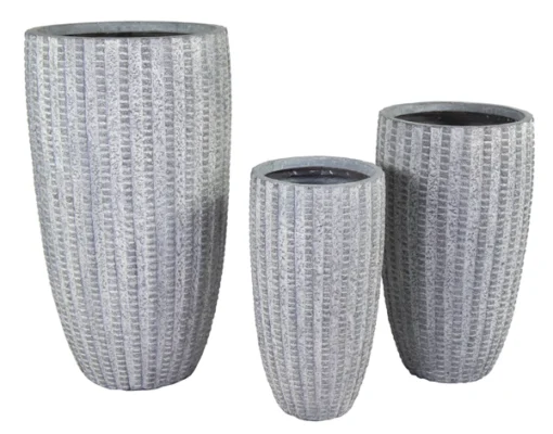 Arkansas High Vase Washed Grey