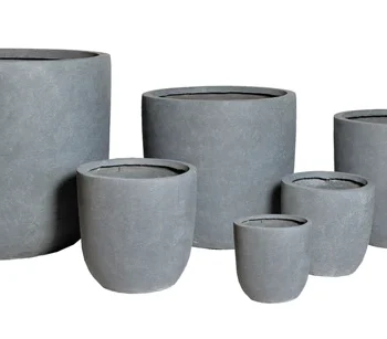 Clayfibre Egg Pot AuthGrey