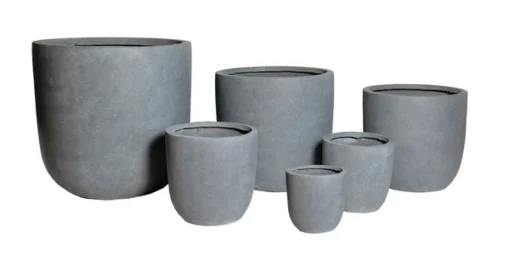 Clayfibre Egg Pot AuthGrey