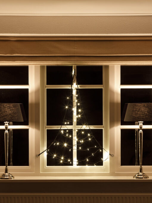 Fairybell Raam kerstboom 125CM-60LED