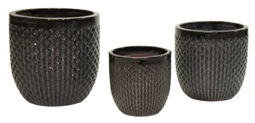 Portly Egg Diamond Black