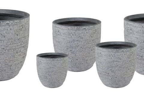 Utah Egg Pot Washed Grey