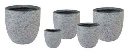 Utah Egg Pot Washed Grey
