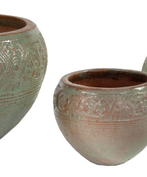 Glazed Off Bowl Green