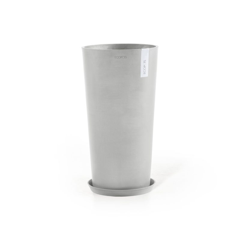 Ecopots Amsterdam Witgrijs hoog - Afbeelding 2