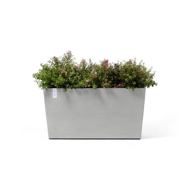 Ecopots Paris Wheels Witgrijs