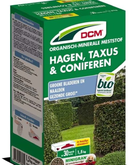 Meststof  hagen, taxus en coniferen