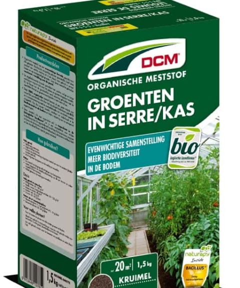 Meststof groenten in kas