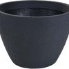 Bloempot Kunststof rond steen design