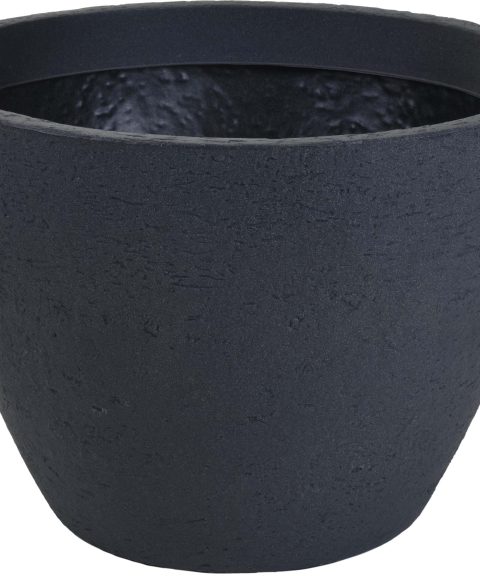 Bloempot Kunststof rond steen design