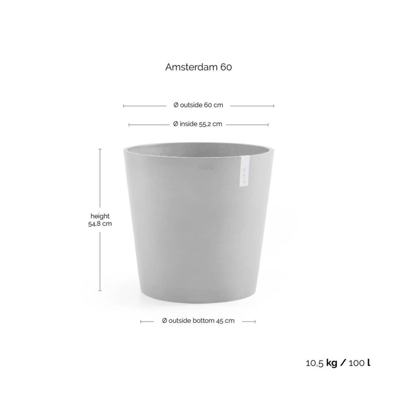 Ecopots Amsterdam Donkergrijs - Afbeelding 3