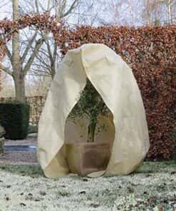Winterafdekhoes met rits 70g/m2 beige