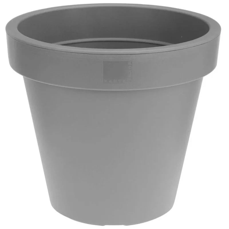 Bloempot E&K Kunststof Lichtgrijs