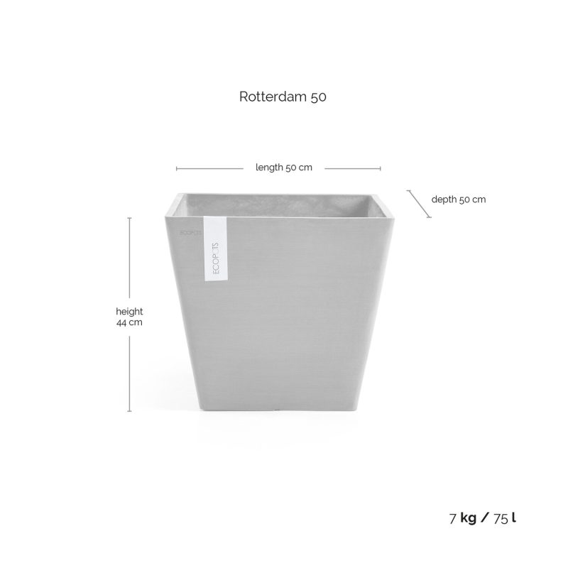 Ecopots Rotterdam Witgrijs - Afbeelding 5