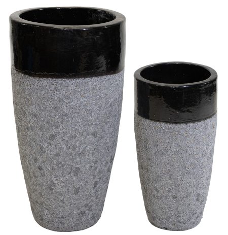 Antique 2Tone Round High Antraciet