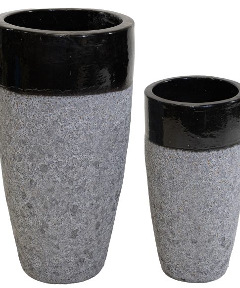 Antique 2Tone Round High Antraciet